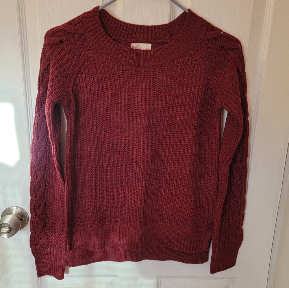 Red Knit Sweater